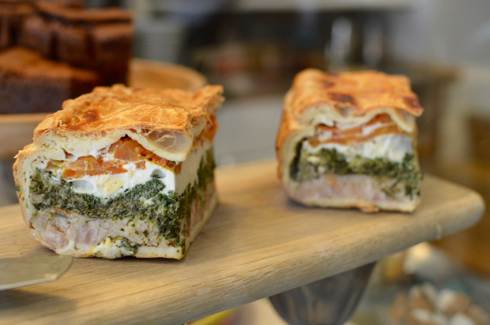 All day breakfast pie