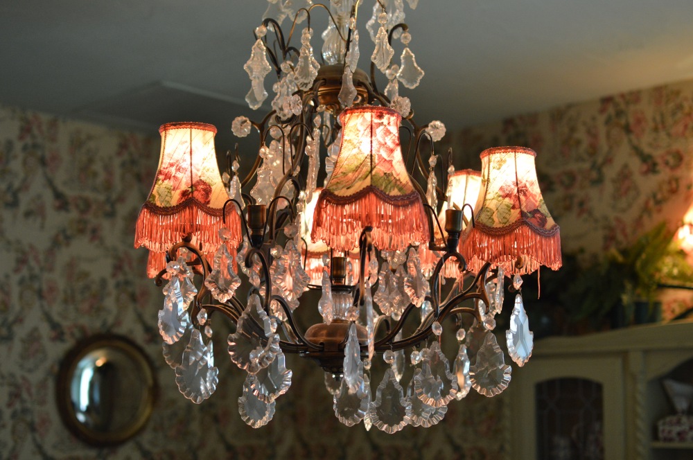 Chandelier in Granny Smith's private dining room, The Botanist