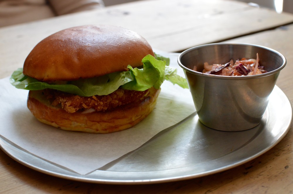 Korean Fried Chicken sandwich - Flat White Kitchen Durham